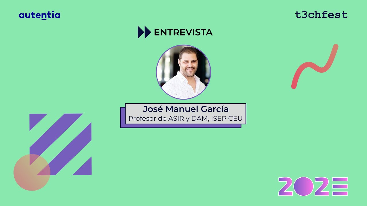 Entrevista a Jos&eacute; Manuel Garc&iacute;a Garc&iacute;a - T3chFest 23