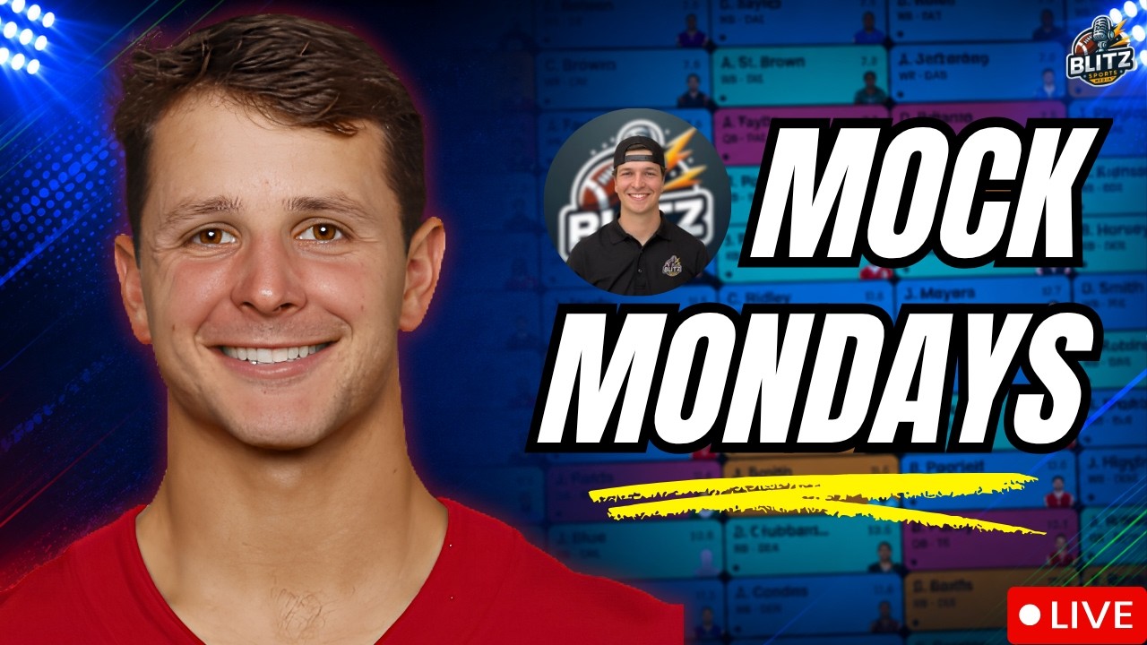 Expert Fantasy Football Mock Draft LIVE | Mock Monday's