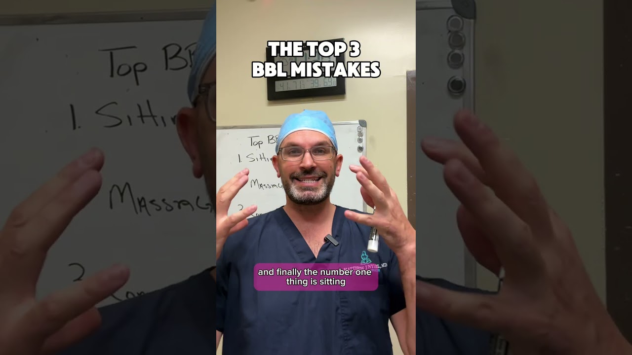 Top 3 Mistakes People Make After Getting a BBL 🚨 | Dr. Matthew J. Nykiel