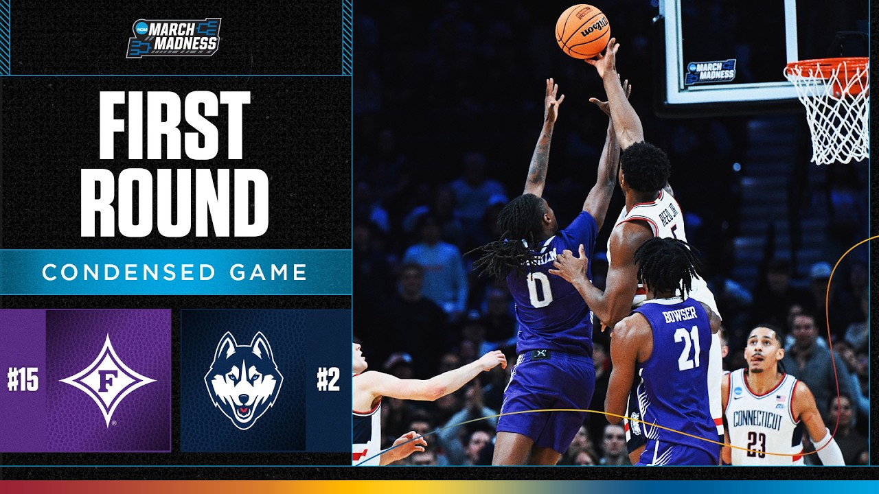 UConn vs. Furman  - First round NCAA tournament extended highlights