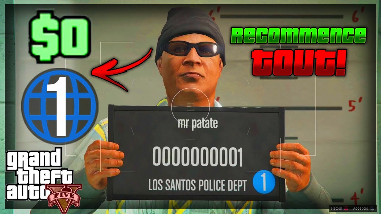 JE RECOMMENCE GTA 5 ONLINE A ZÉRO (EPISODE 1)