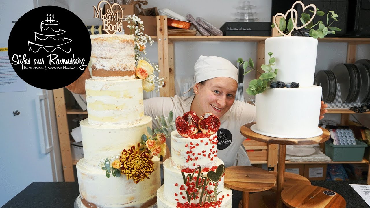 Vorstellung Hochzeitstorten Nr.4 😍  Ich zeige dir Drei tolle Hochzeitstorten vom Wochenende 😊💗