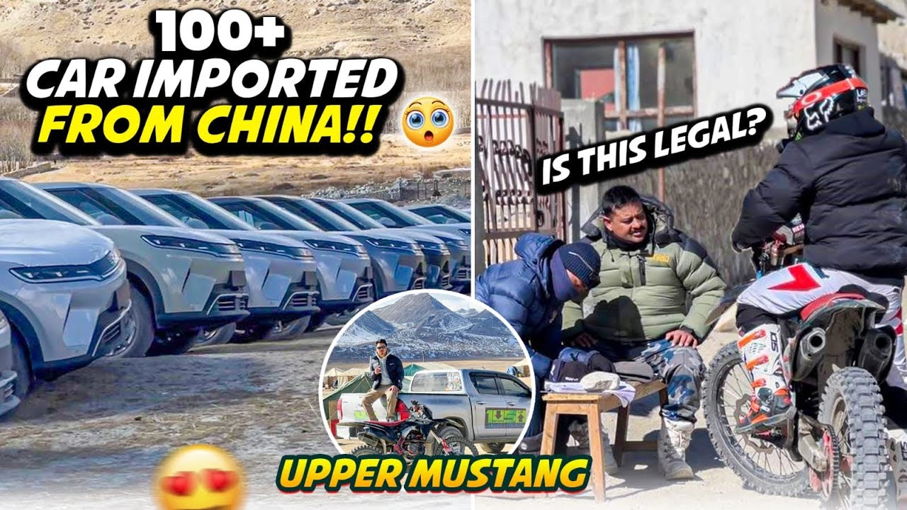 YESTO XA NEPAL RA CHINA KO BORDER😮 || UPPER MUSTANG || MOTOVLOG