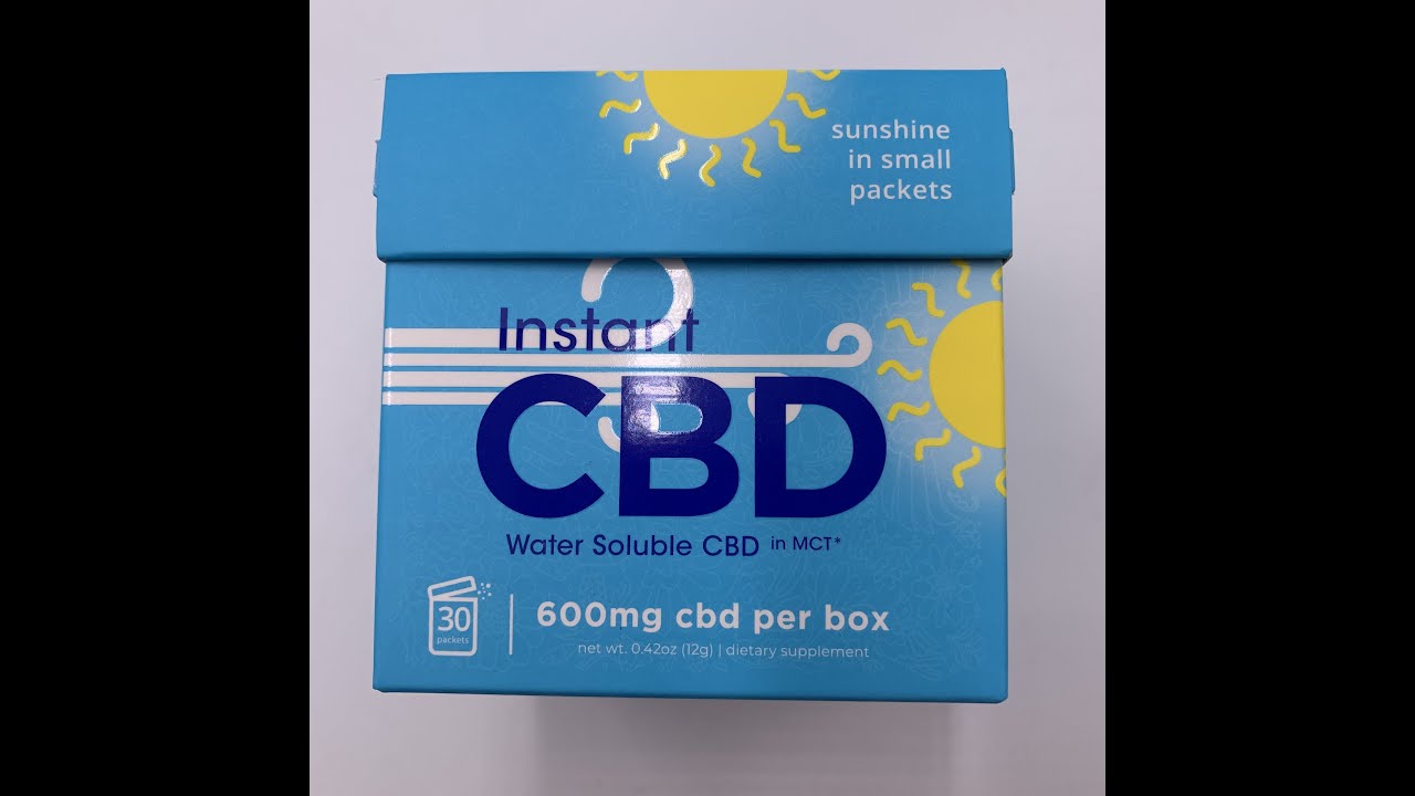 instant CBD packaging box sample