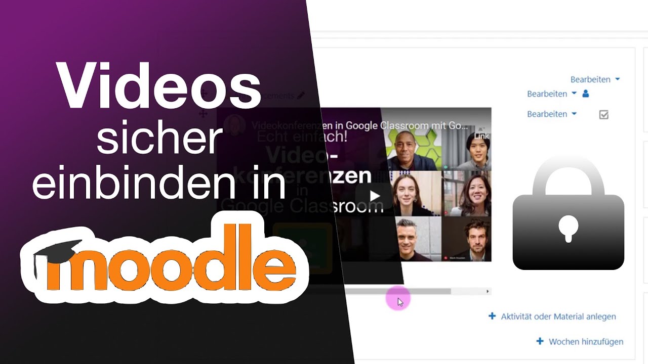 Datenschutz für YouTube-Videos in Moodle erhöhen