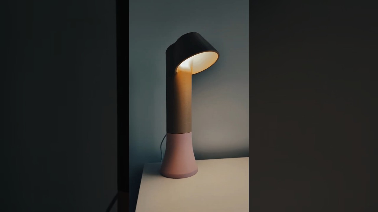 3D Printed LED Desk Lamp
