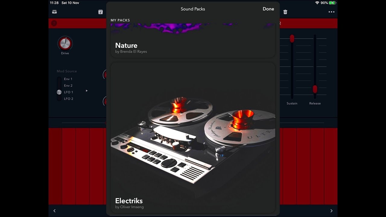 Reason COMPACT - New IAPs ELECTRIKS & NATURE - Full Pack Demos - iPad