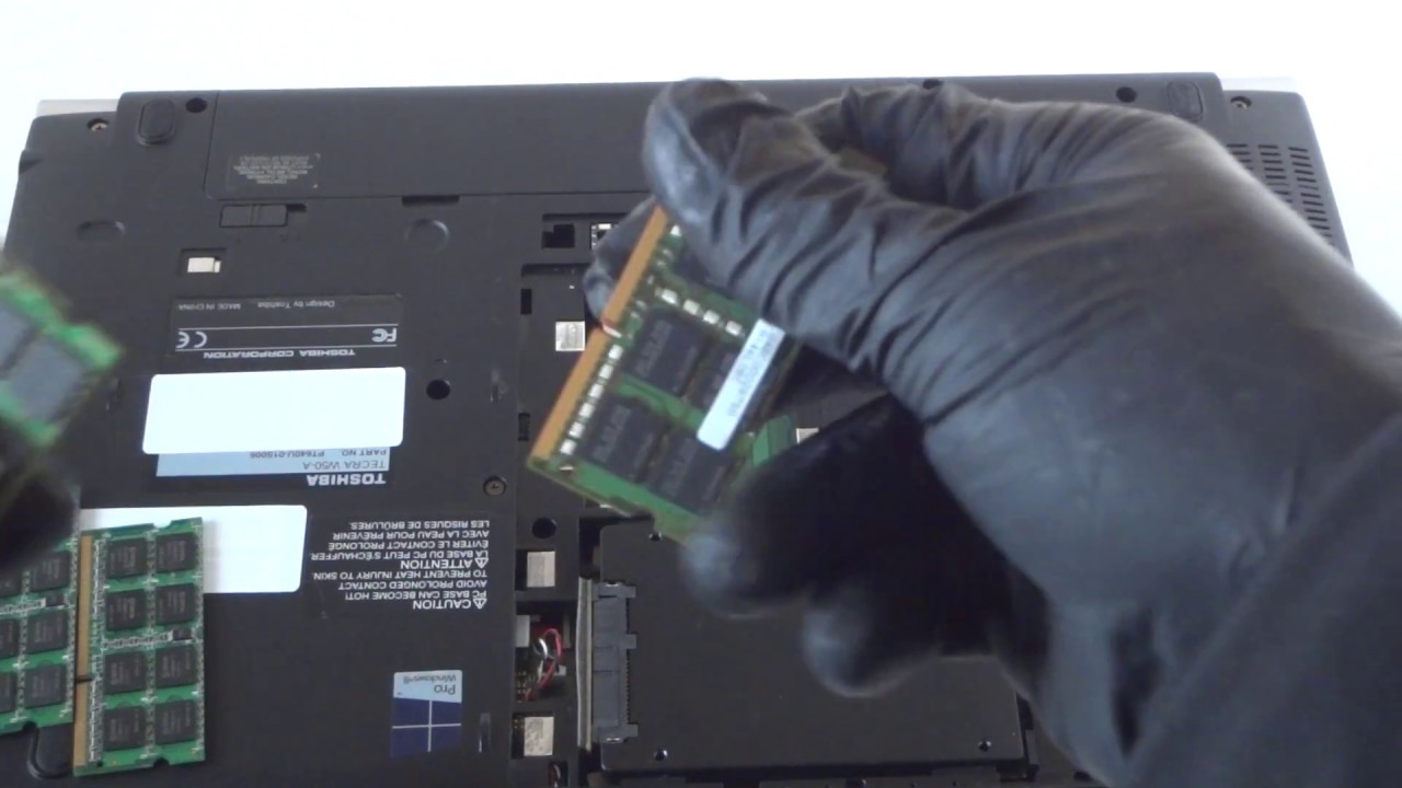 Toshiba Tecra W50 Upgrade SSD Drive Memory
