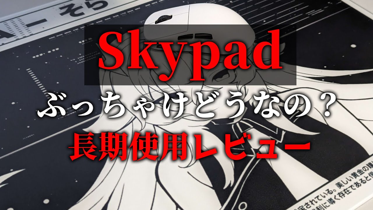 Skypad 3.0 XL半年使用レビュー【ガラスパッド】