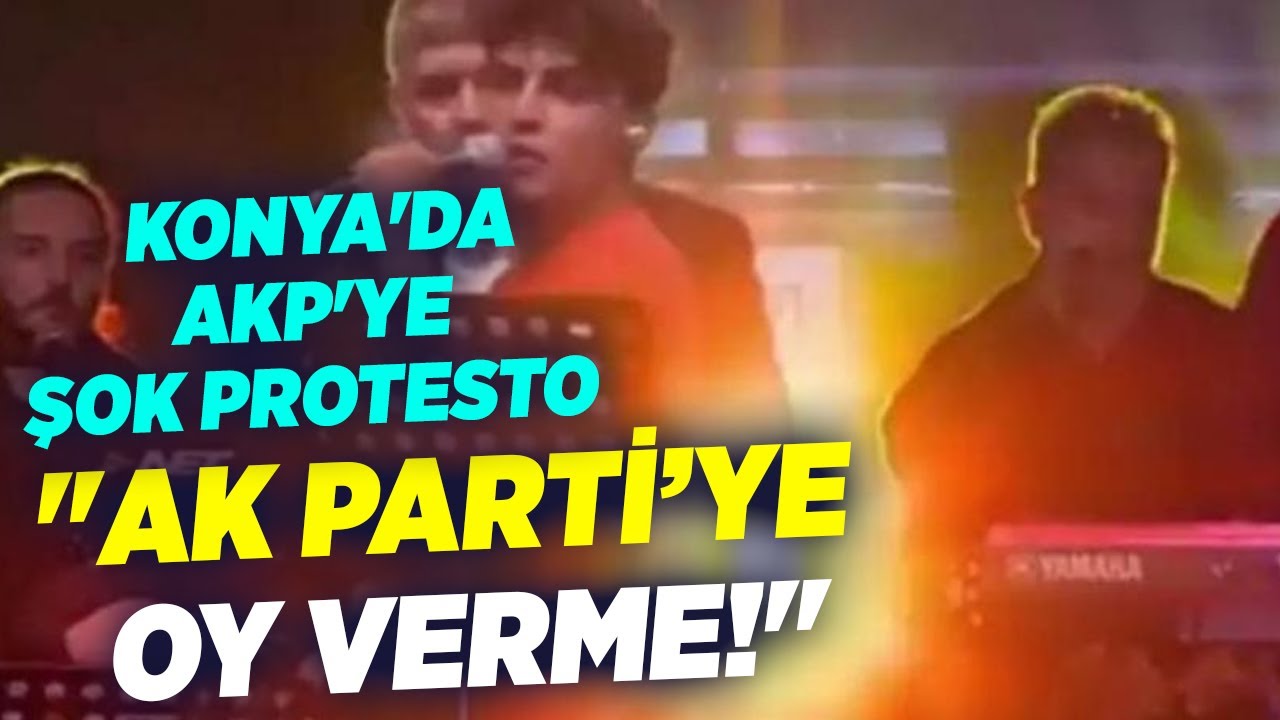 Konya'da AKP'ye Şok Protesto:  