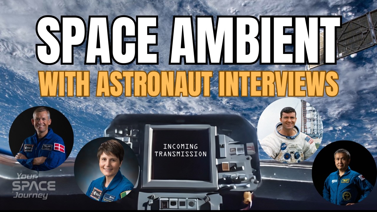 Relaxing Space Ambient: 11 Astronaut Stories from Orbit (4K 3-Hour Loop for Sleep & Focus)