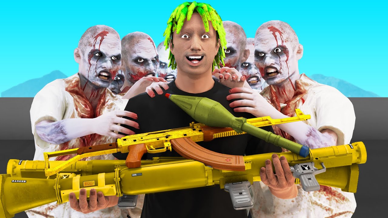 Surviving The Impossible Zombie Apocalypse! I Got Mega Loot.. (GTA 5)