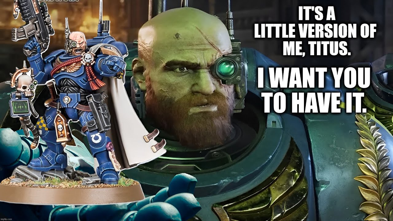 Mini Captain Acheran | Warhammer 40k Space Marine 2 meme dub