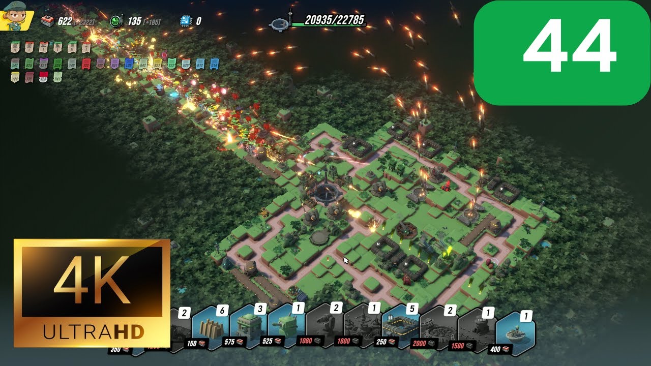 Tower Dominion: Wave 44 Max Difficulty ( IV )