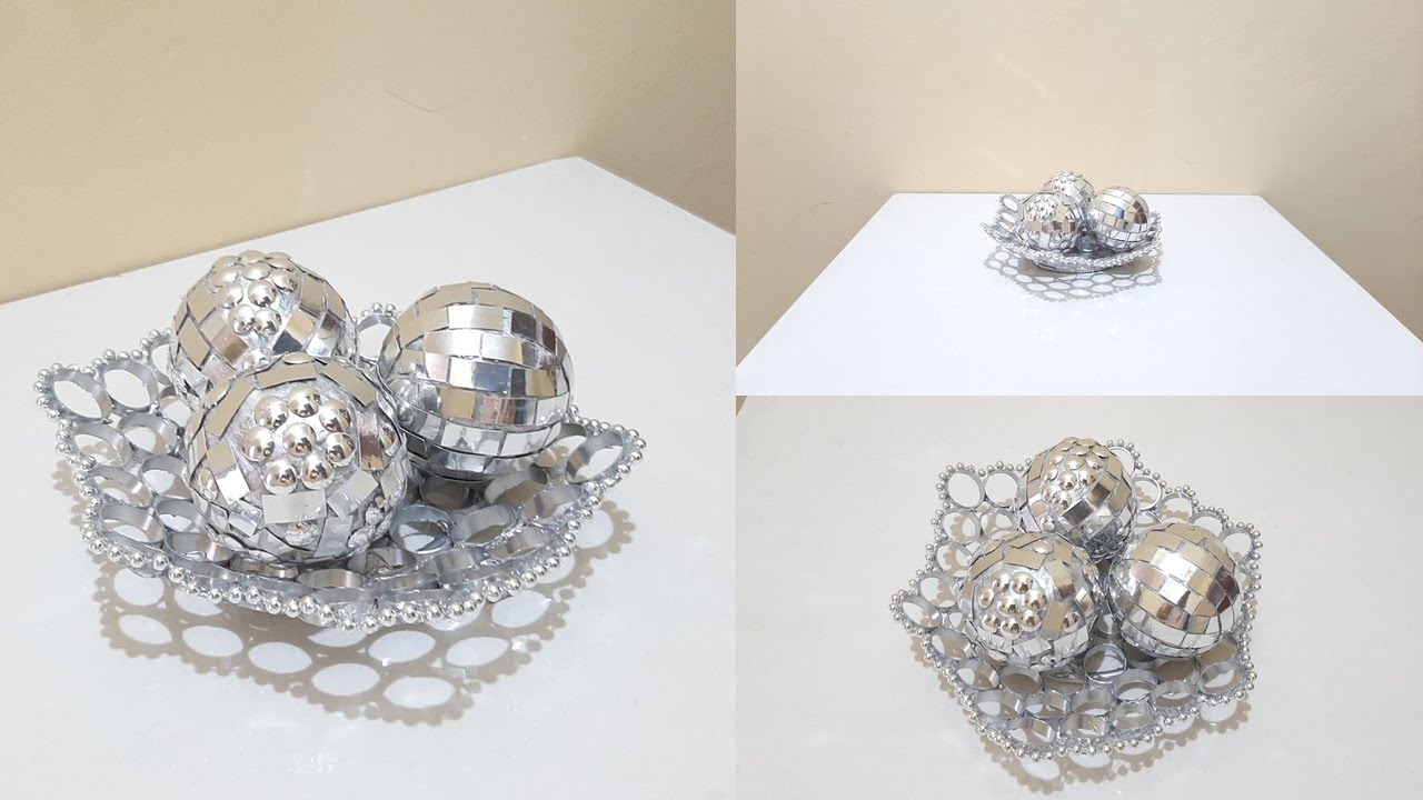 Elegantes esferas plateadas - Elegant silver spheres