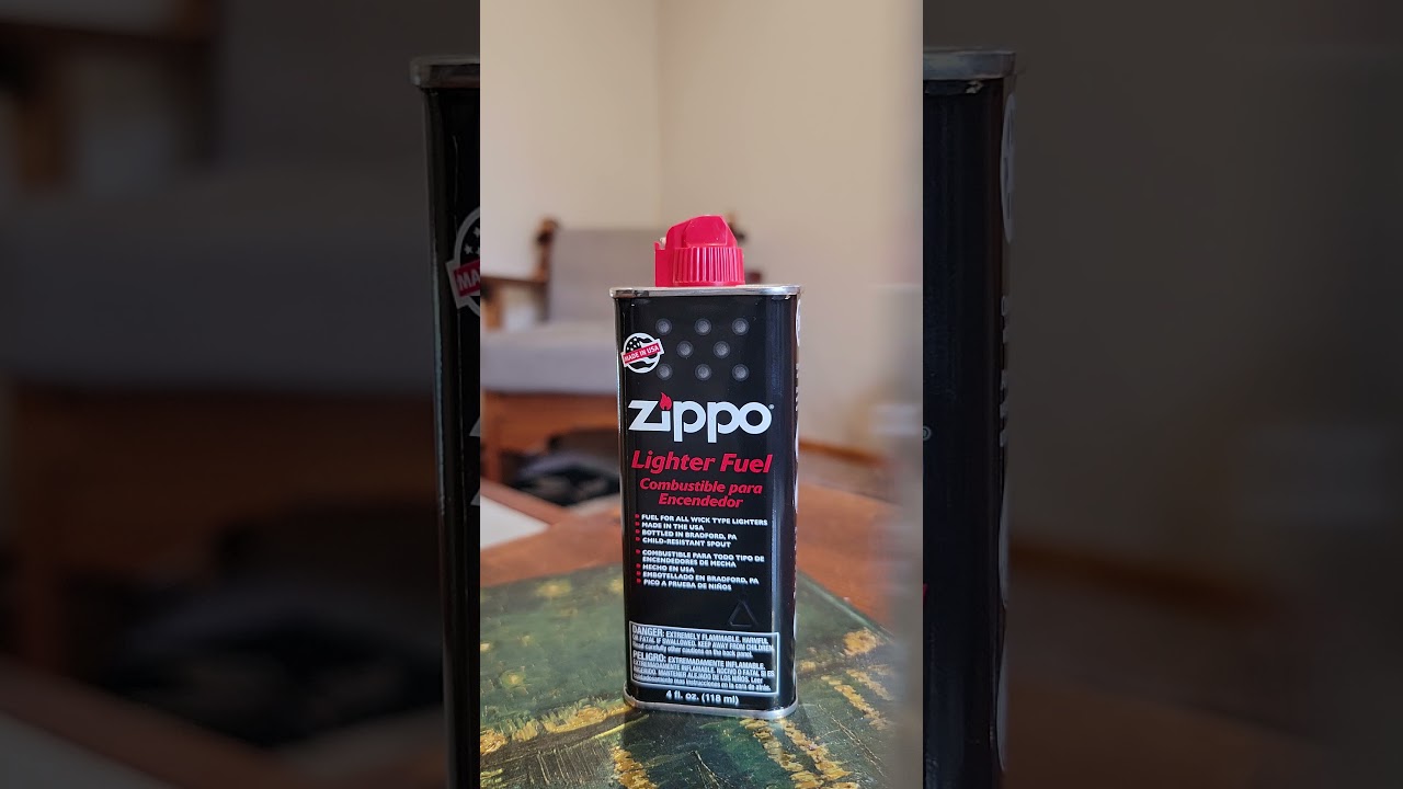 How to open a Zippo lighter fuel canister EASY.