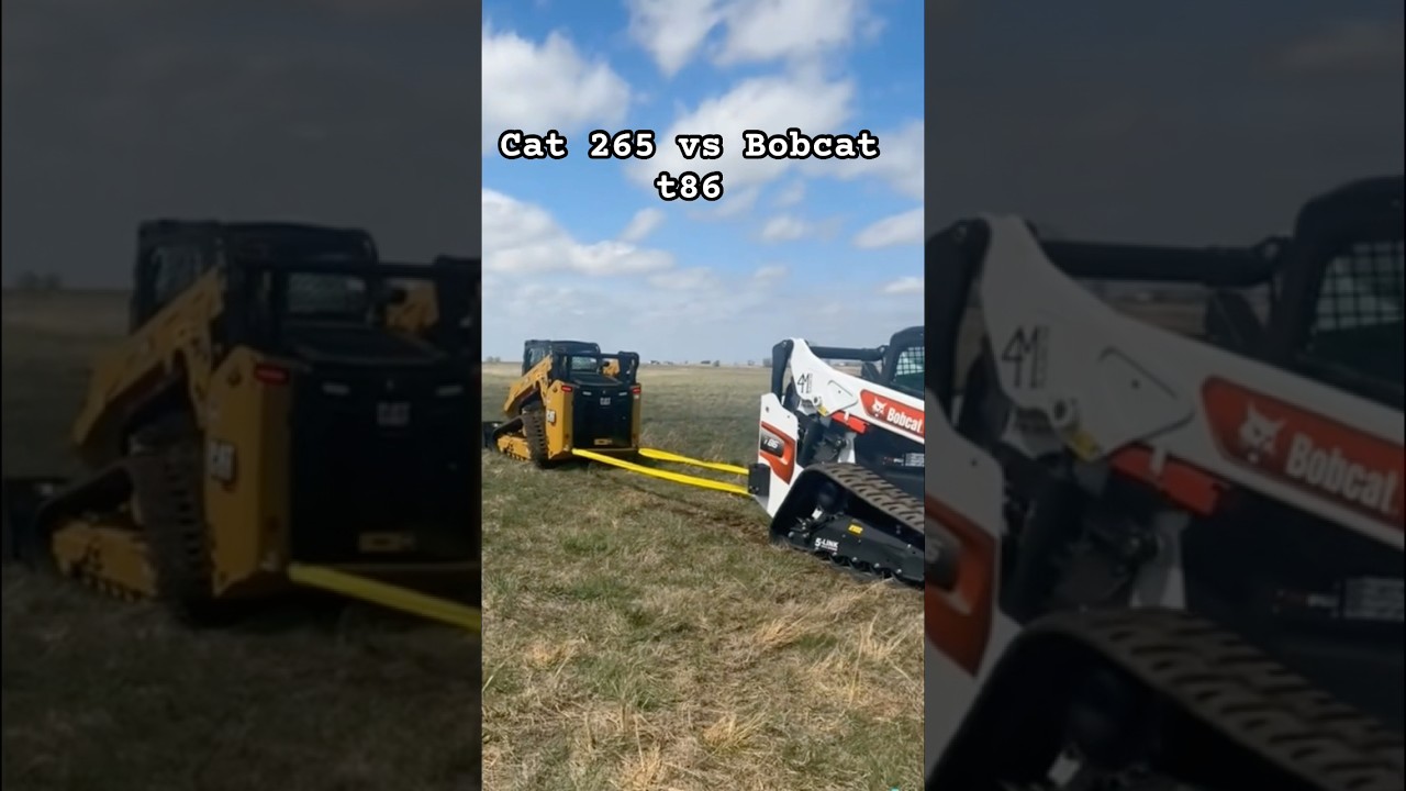 I didn’t expect this at ALL! Cat 265 vs Bobcat T86 