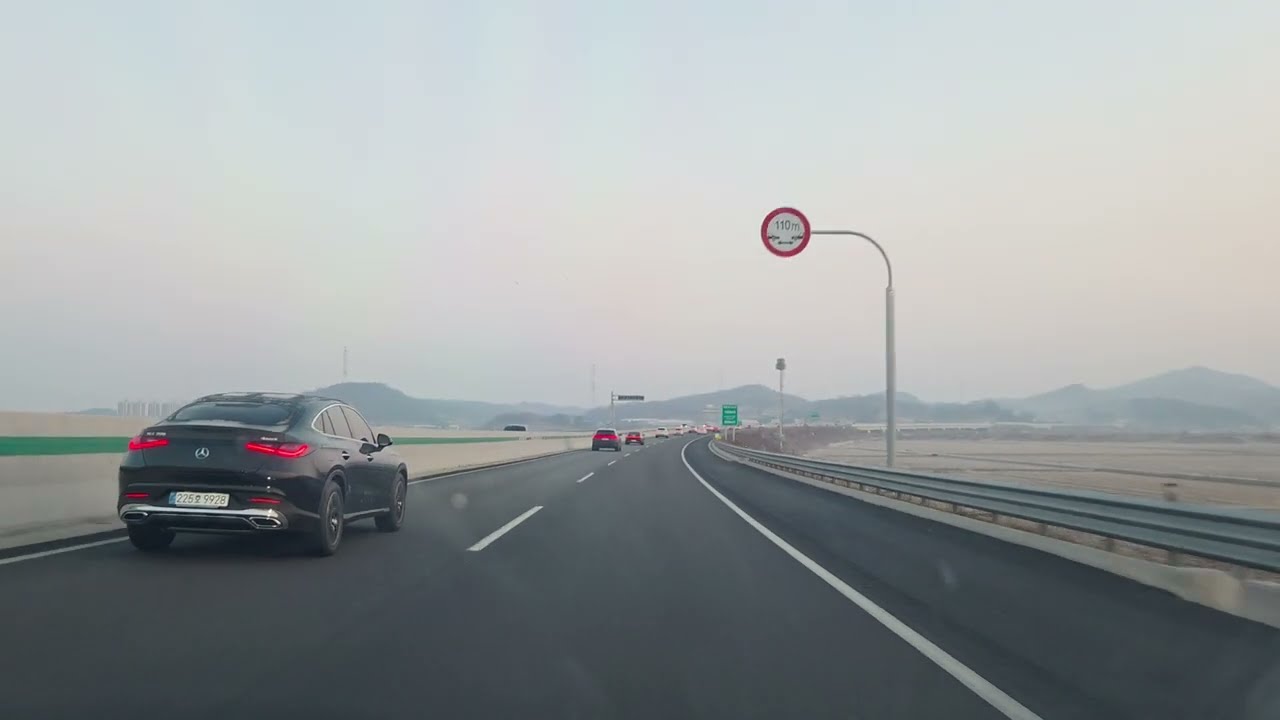 익산평택고속도로 예산예당호 - 평택휴게소 | 테슬라 모델 Y 주행영상 4K60P