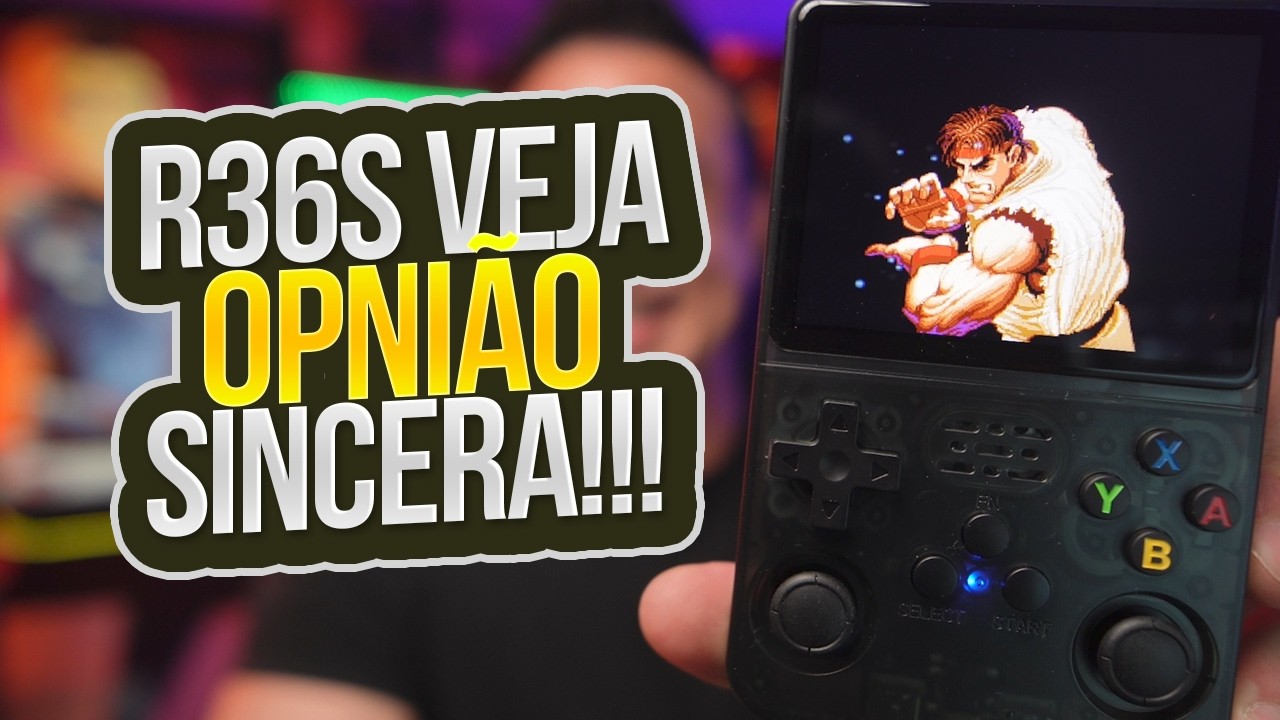 R36S Retro Handheld Video Game Console Vale a Pena? Opinião sincera!