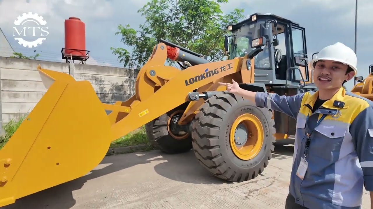 REVIEW ALAT BERAT WHEEL LOADER LONKING LG855N, KAPASITAS BUCKET 3 KUBIK!!