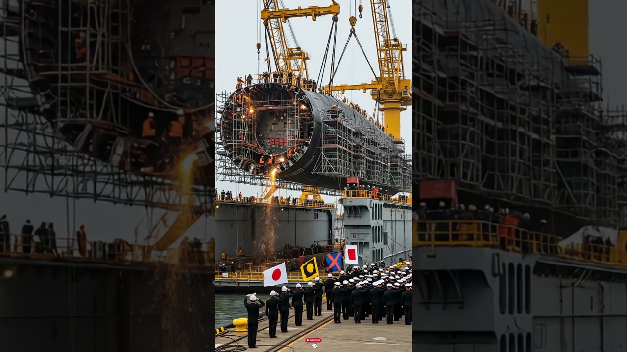 Inside a mega shipyard: Incredible submarine 