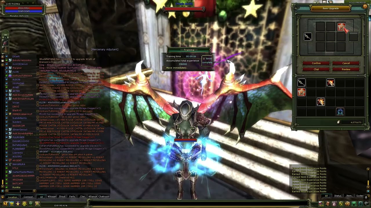 [USKO-ZERO] +9 Mirage Dagger Upgrade Denemesi #knightonline #knightupgrade #knight59