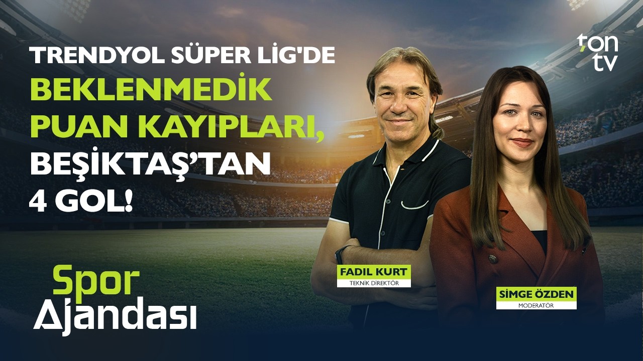 🔴CANLI | Trendyol Süper Lig’de Beklenmedik Puan Kayıpları, Beşiktaş’tan 4 Gol!