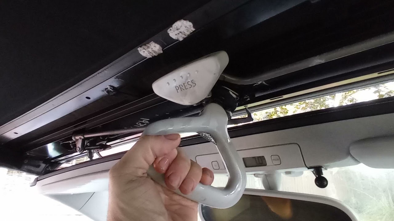 VW New Beetle Convertible Roof Latch Handle Droops?