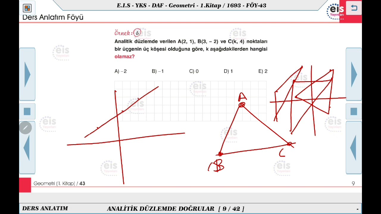 Geometri 1 - Analitik Düzlemde Doğrular 1 📐