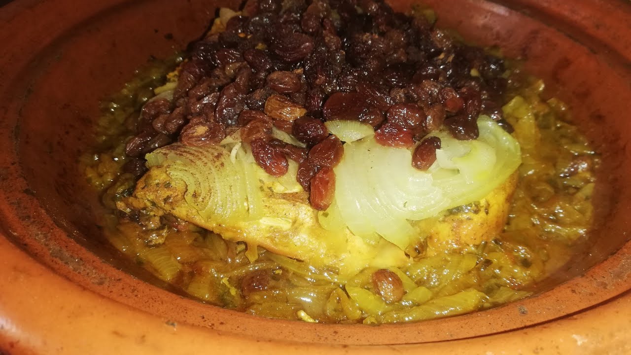 Tajin de pollo/ Chicken tajin || con pasas y cebolla confitada| f&aacute;cil, r&aacute;pido, rico.