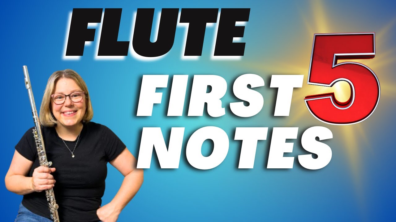 🎵 Learn the First 5 Notes on Flute! | Beginner Flute Tutorial 🎶