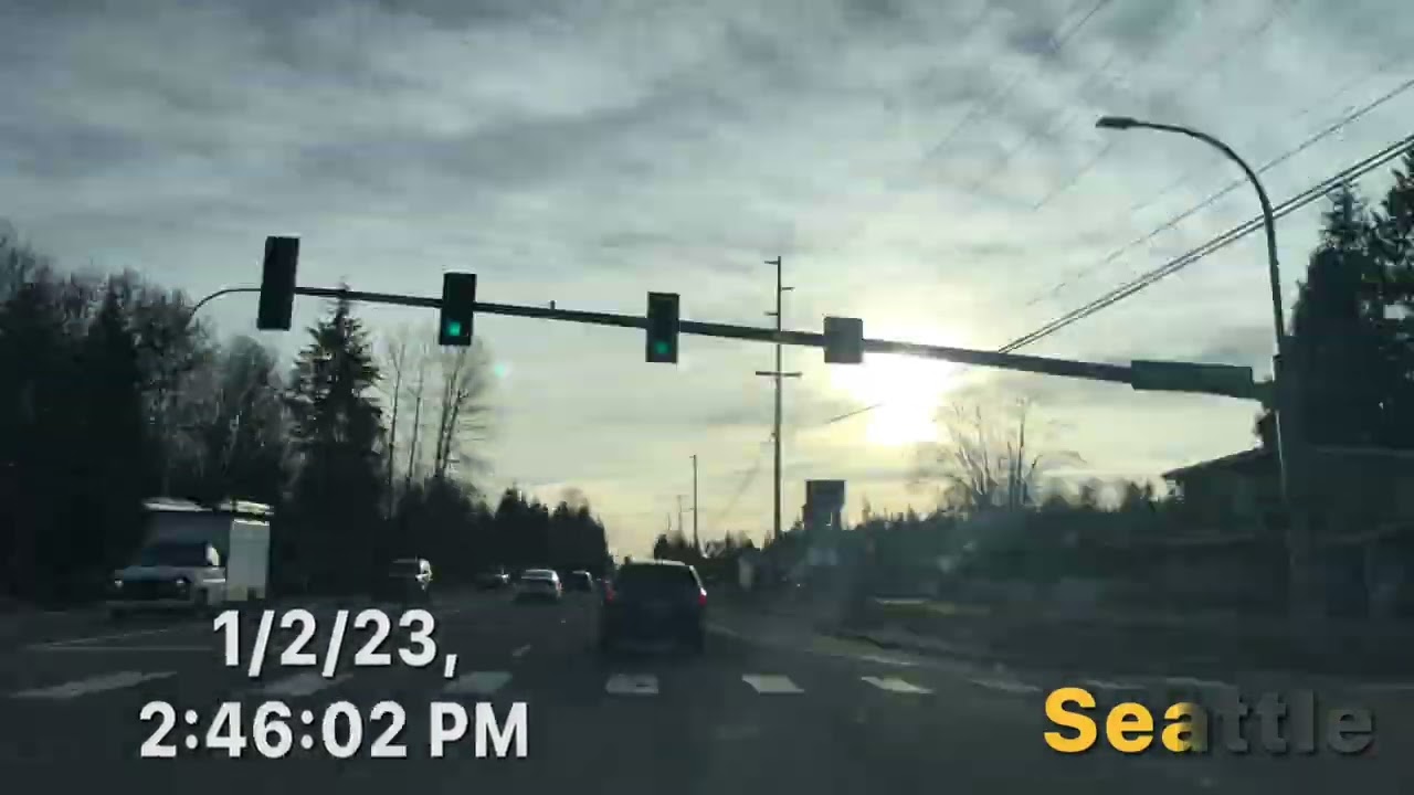 Timelapse Driving: Marysville to Redmond, WA 2 January 2023