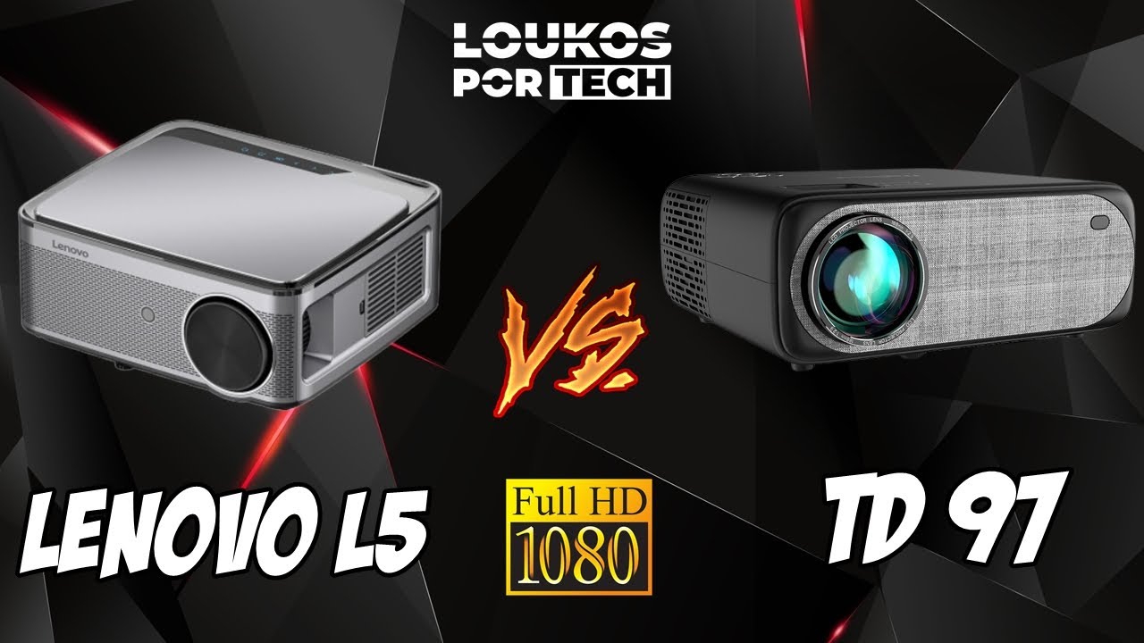 LENOVO L5 vs THUNDEAL TD 97 - Qual o MELHOR PROJETOR FULL HD 2022?