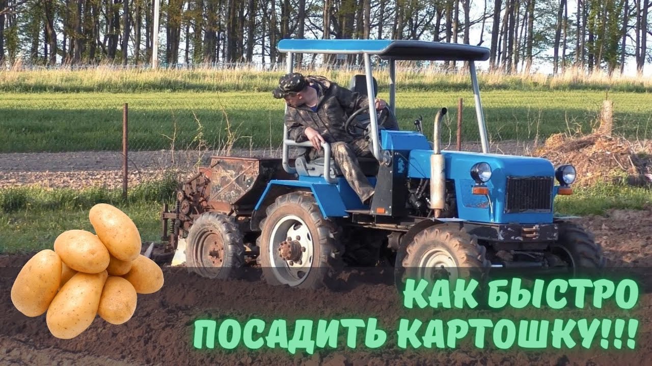 Секрет быстрой посадки картофеля для хорошего урожая.