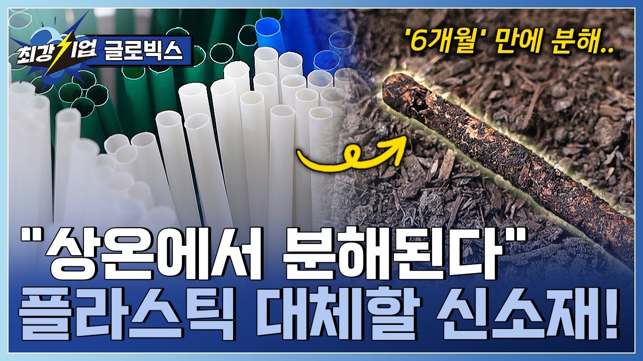 [최강기업] 상온에서 6개월 만에 분해! 생분해 플라스틱 신소재 / YTN 사이언스