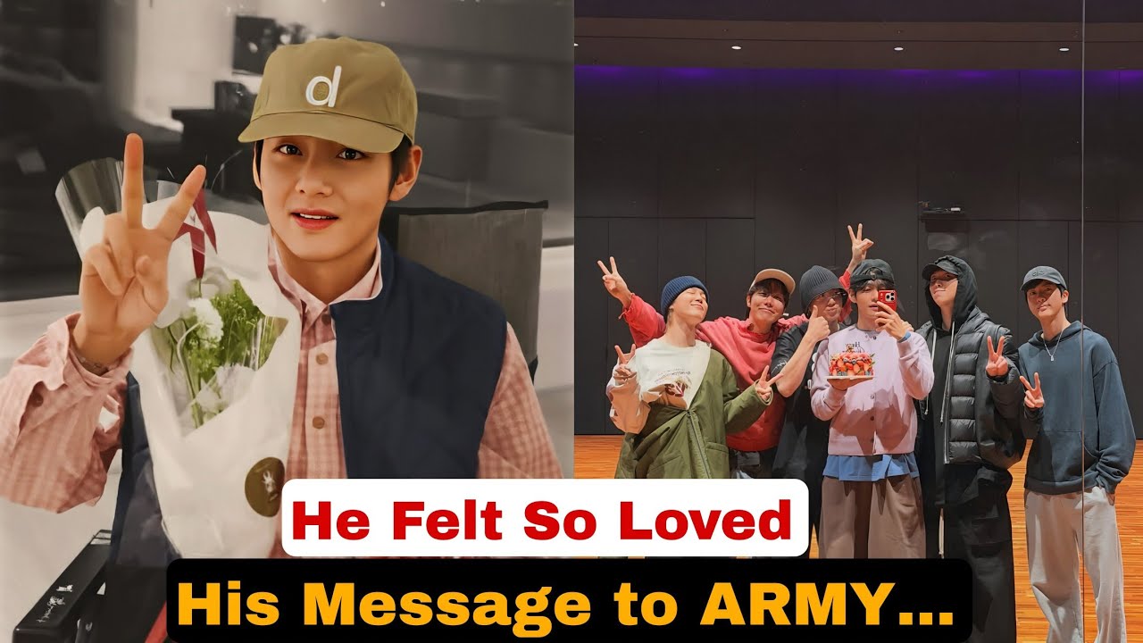 Подробности дня рождения Тэхёна... BTS, близкие друзья и обещание ARMY