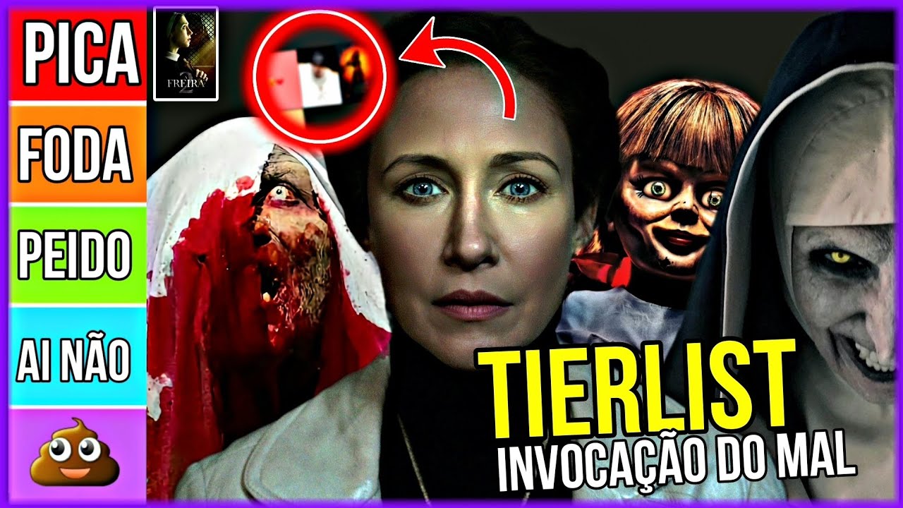 Tierlist Dos Filmes De Invoca&ccedil;&atilde;o Do Mal (Invoca-verso)