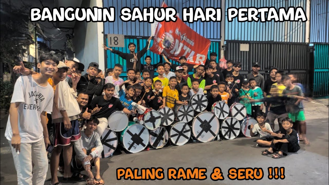 WE ARE BACK! BANGUNIN SAHUR HARI PERTAMA , SERU BANGET !!!