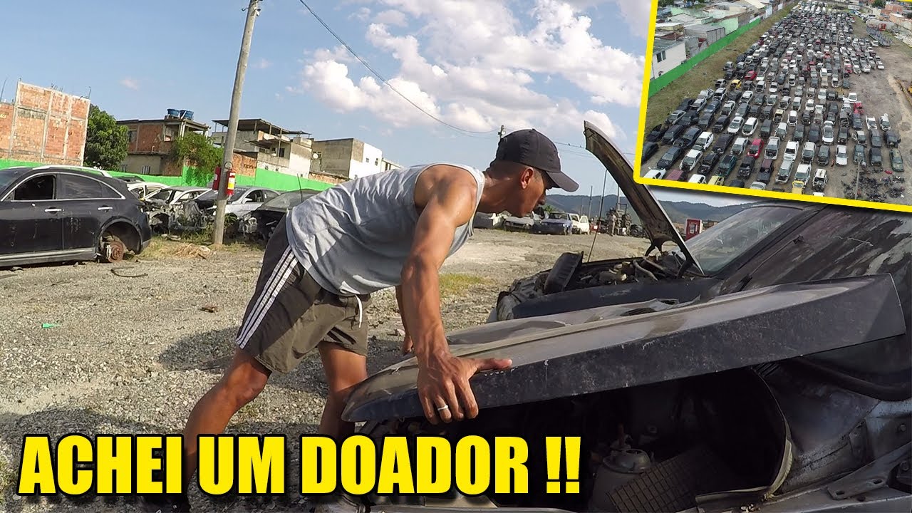 CAÇANDO FIAT UNO NESSE FERRO VELHO COM MAIS DE 700 CARROS 😱 ACHEI ALGUMAS COISINHAS... EP.2