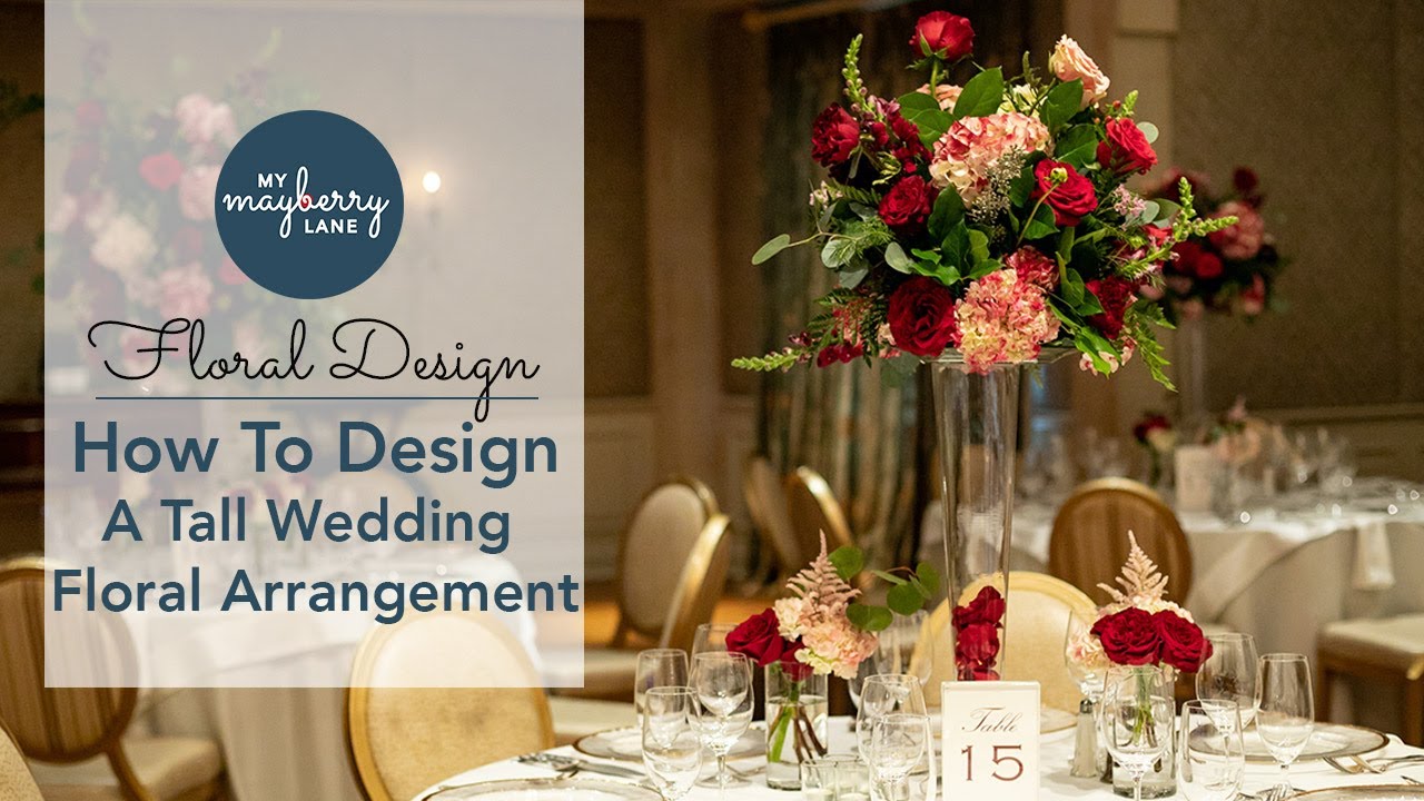 How to Make Tall Floral Arrangement