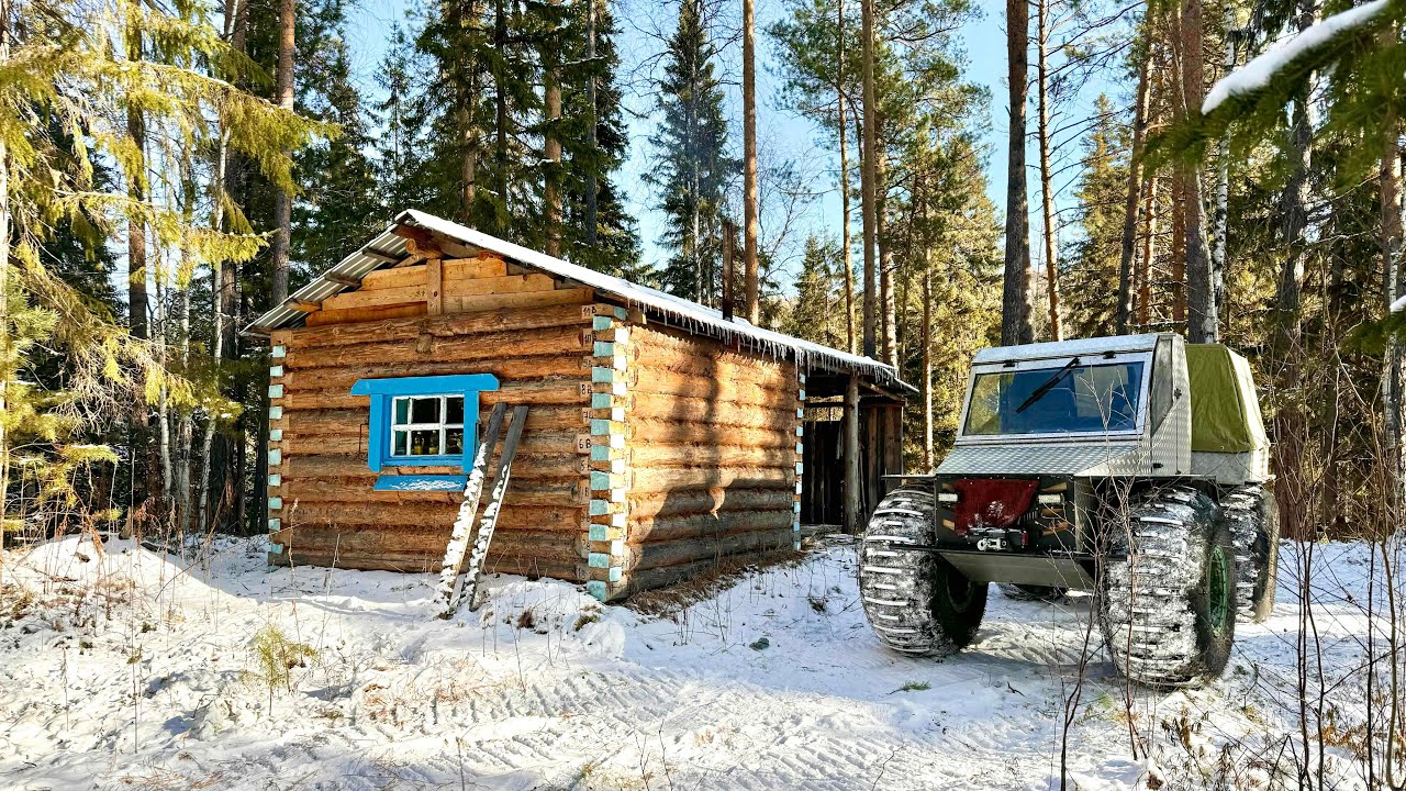 ЗАЕЗД В ТАЙГУ НА ПРОМЫСЕЛ. ОТКРЫВАЕМ КАПКАНЫ НА СОБОЛЯ. ПРИЕХАЛ НОВЫЙ КАРАКАТ ДЛЯ ИСПЫТАНИЙ.
