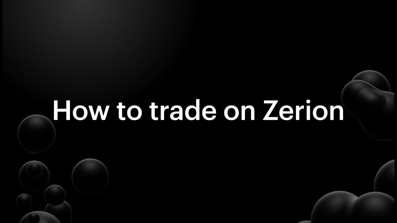 How to Trade on Zerion with MetaMask