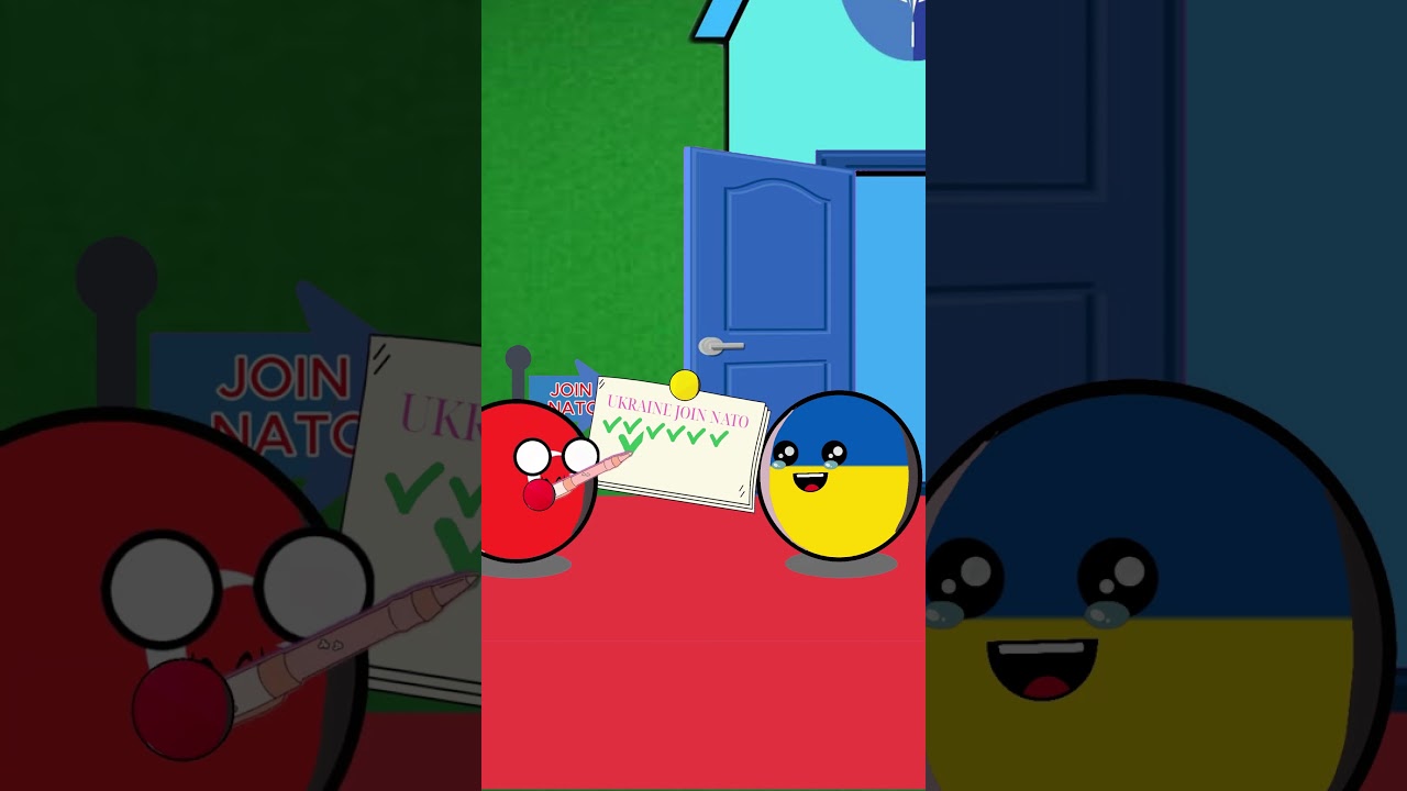 Yes or No : Ukraine join NATO  #countryballs #ukraine #usa #germany #france #poland #Spain #hungary