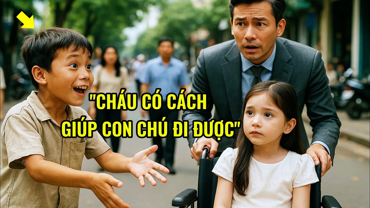 Cậu bé hét lên với tỷ phú 
