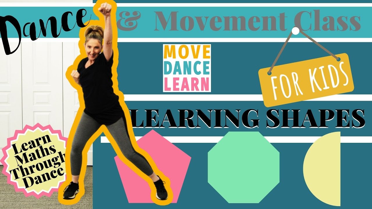 Free Online Dance Tutorial for Kids - Move and Learn your 2D Shapes