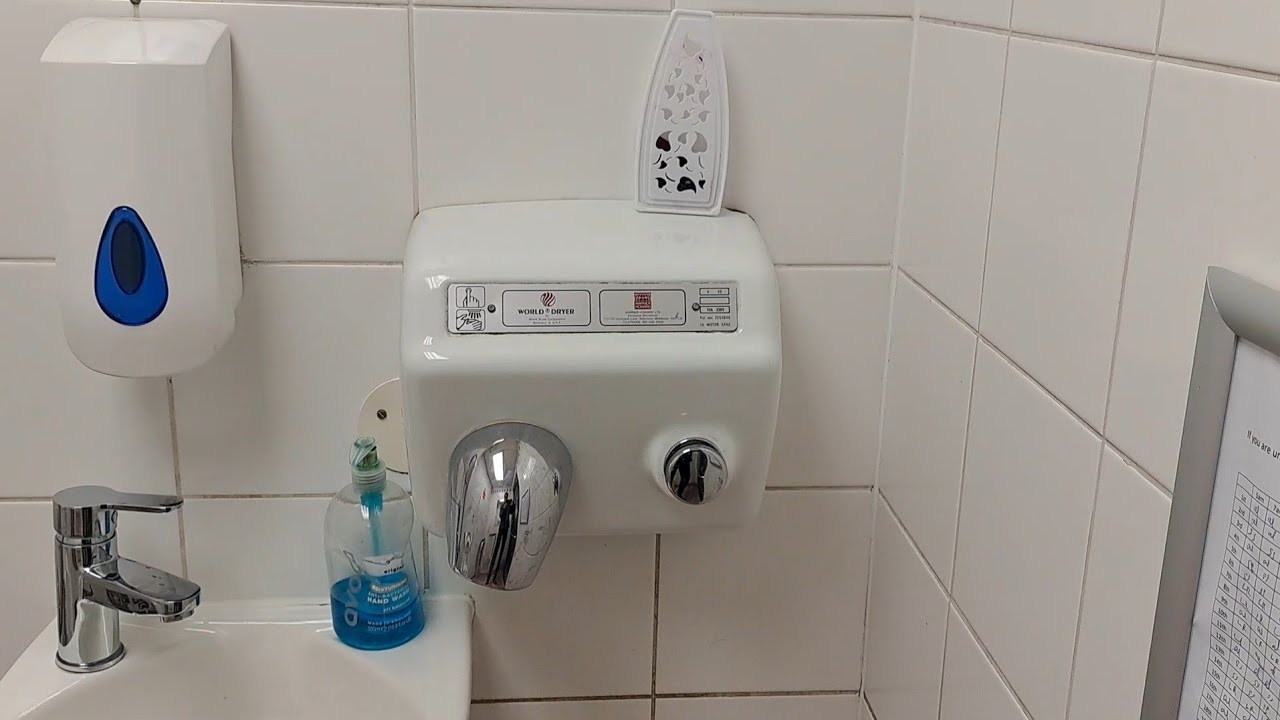 Awesome WH World Dryer Model A48 Hand Dryer @ Morrisons Petrol Station Shop (MFG), Haverfordwest