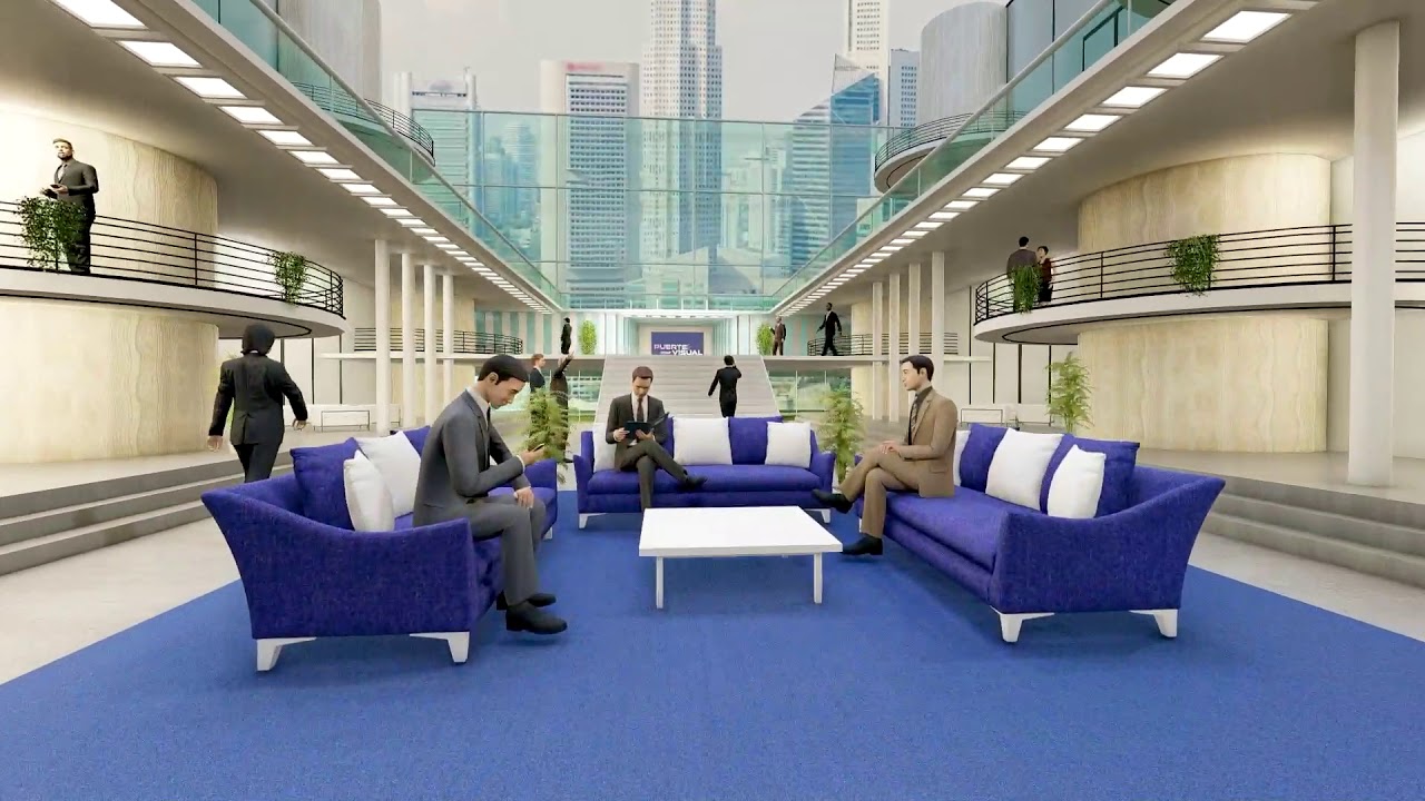 Virtual Event Platform ( Immersive 3d Experience) | Virtual Environments | Hybrid Events|
