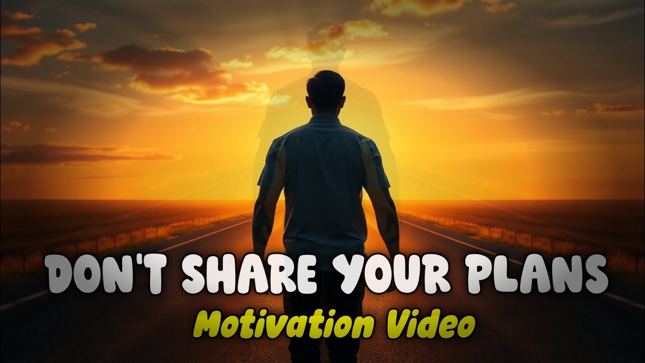 Don't Share Your Plans | why Sharing Your Goals Kills Your Motivation