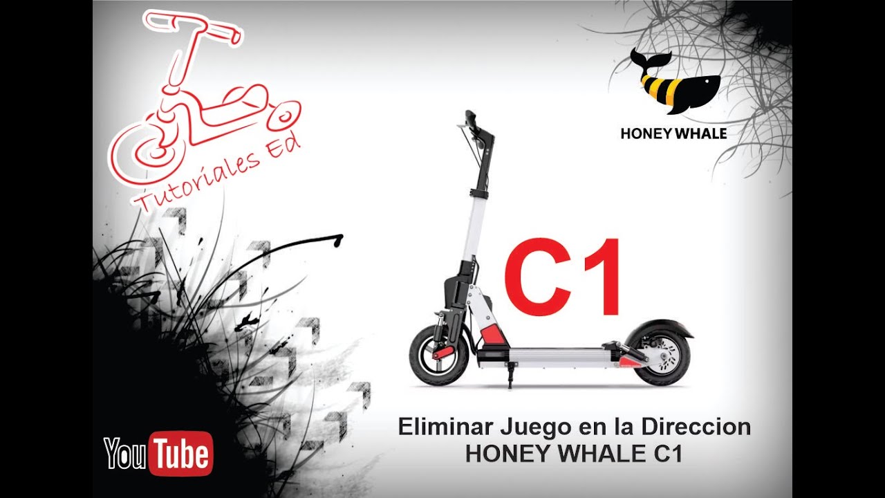 Reparar el juego de la columna y cambio de faro, HONEY WHALE C1
