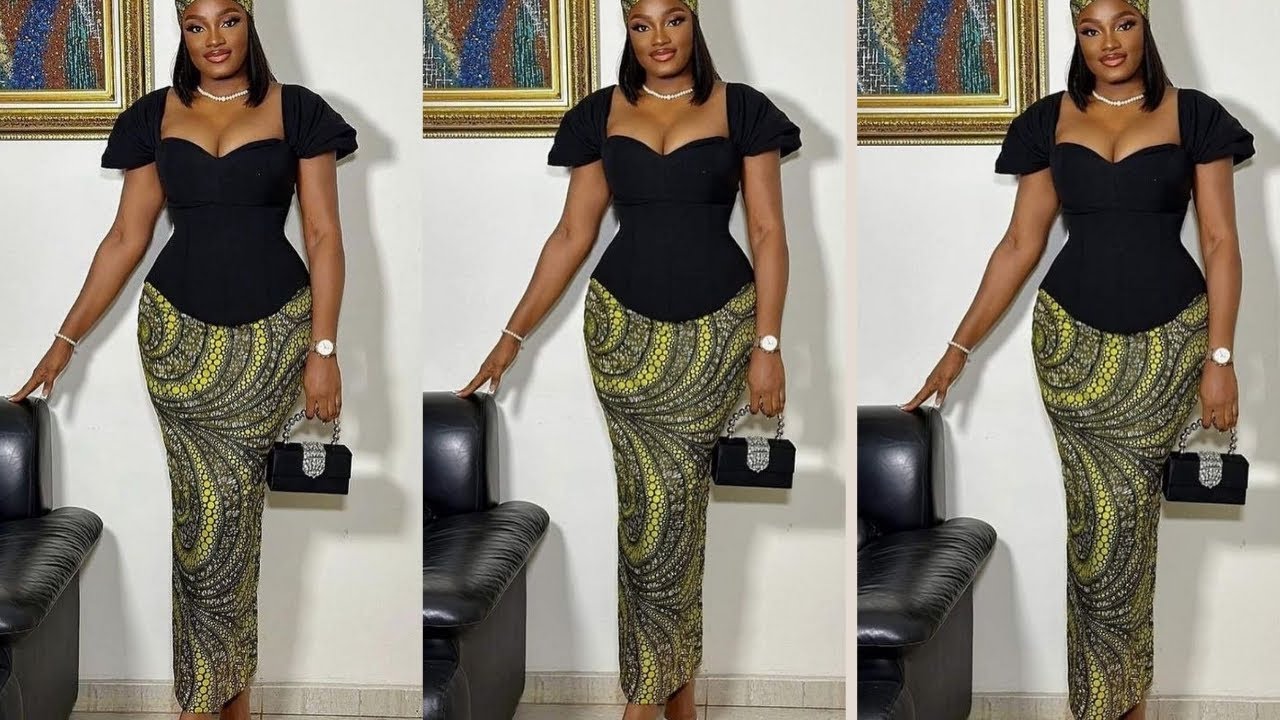 How to cut and sew a PENCIL SKIRT with BUTT CONTOUR and Back Slit / Long Pencil Skirt